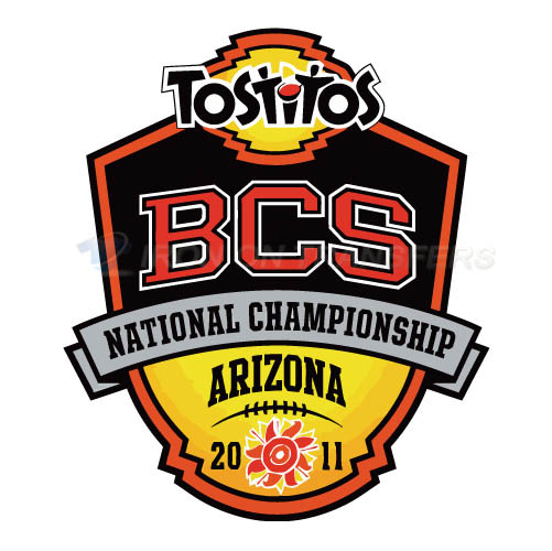BCS Championship Game Primary Logos 2011 Iron-on Transfers (Heat Transfers) N3248
